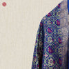 Handwoven Royal Blue Silk Ghatchola Dupatta