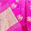 Silk Panchi Border Rani Saree