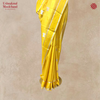 Silk Nandi Motif Yellow Saree