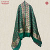 Handwoven Dark Green Silk Patan Patola Dupatta