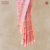 Kora Silk Meenakari Peach-Pink Jaal Saree