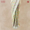 Kora Silk Meenakari Pistachio Jaal Saree