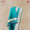 Mashru Silk Tanchoi Sea Green Saree