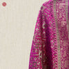 Handwoven Fuscia Silk Patan Patola Dupatta