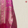 Handwoven Fuscia Silk Patan Patola Dupatta