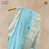 Chanderi Sangini Blue Saree with Paithani Pallu