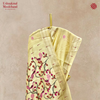 Chanderi Sangini Yellow Saree with Jaal Pallu