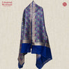 Handwoven Royal Blue Silk Ghatchola Dupatta