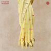 Chanderi Sangini Yellow Saree with Jaal Pallu