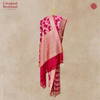 Monga Silk Handloom Meenakari Jaal Red Saree