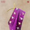 Silk Nandi Border Purple Saree