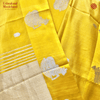 Silk Nandi Border Yellow Saree