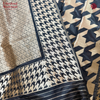 Handloom Katan Silk Houndstooth Saree