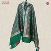 Handwoven Dark Green Silk Ghatchola Dupatta