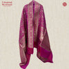 Handwoven Fuscia Silk Patan Patola Dupatta