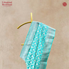 Handloom Katan Silk Noor Aqua Saree