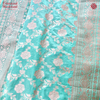 Handloom Katan Silk Noor Aqua Saree