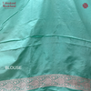 Handloom Katan Silk Noor Aqua Saree