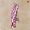 Kora Silk Handloom Jamdani Meenakari Jaal Mauve Saree