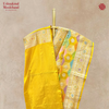 Katan Silk Handloom Rangkat Madhu Yellow Saree